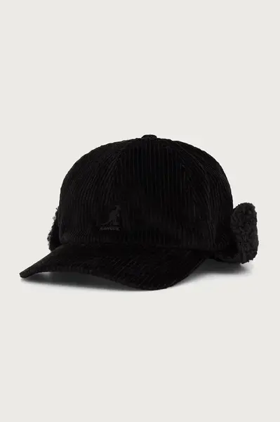 Kangol  kšiltovka manšestrová COZY CORD EARFLAP BB
