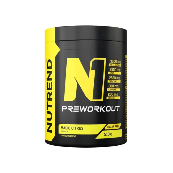 Nutrend N1 Pre-Workout 510 g magic citrus
