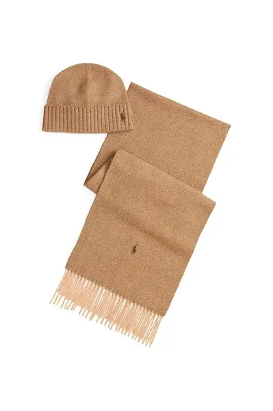 Polo Ralph Lauren  Vlněná čepice a šála