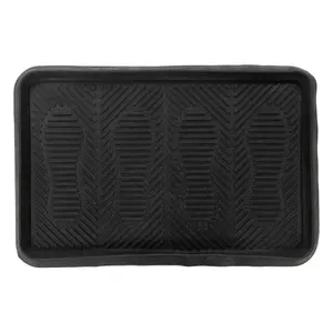Kayoom DVEŘNÍ ROHOŽKA, 40/60 cm černá, tmavě zelená