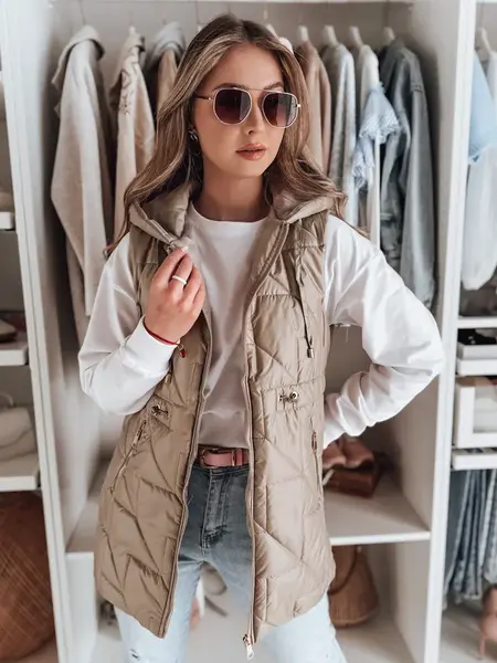 Dámská přechodná pikovaná vesta OLINVIA