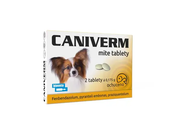 Bioveta Caniverm mite 0,175 g 2 tablety