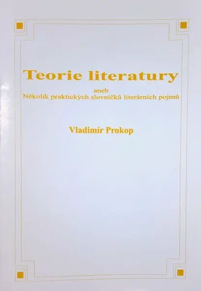 Teorie literatury - Vladimír Prokop
