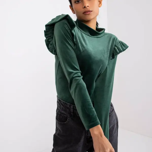 Blouse-DHJ-BZ-6533B.85-dark green