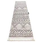 rugsX BĚHOUN BERBER RABAT, krémovýová - střapce, do kuchyně, předsíně, chodby, haly 70/300 cm