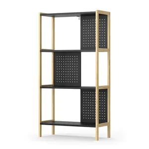 Vicco STOJÍCÍ POLICE Elvia, Černá, 63 x 120 cm