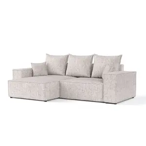 AltaBeds ROHOVÁ SEDAČKA SENSO, textil, Béžová