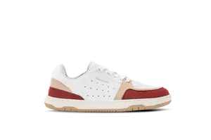 Barefoot tenisky Barebarics Wave 2.0 - White & Burgundy