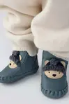Donsje  boty kojenecké kožené Junus Booties Polar Bear
