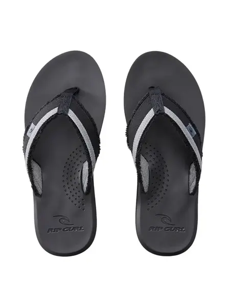 Rip curl pánské žabky Reactor Black | Černá | Velikost 47 EU