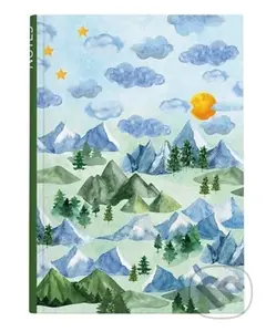 Notes tečkovaný A5 lamino Krajina