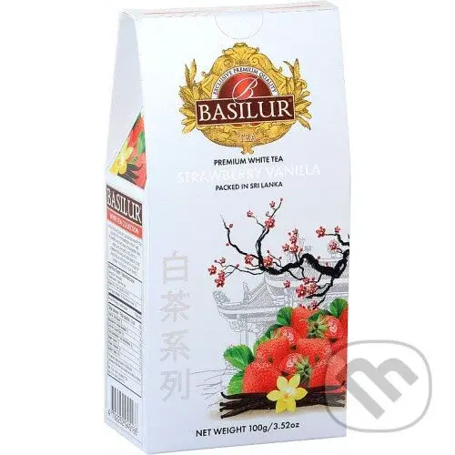 BASILUR White Tea Strawberry Vanilla 100g