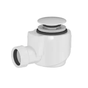 Vaňová výpusť DN40, click-clack, biela mat POLYSAN 71714W