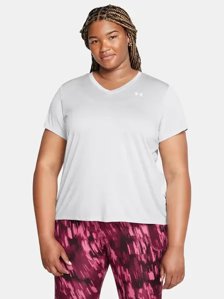 Dámské tričko Under Armour Tech SSV- Twist&-GRY - Dámské