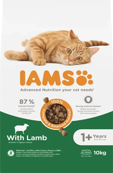 IAMS Cat Adult Lamb 10kg