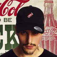 Coke Can Dad Cap Black