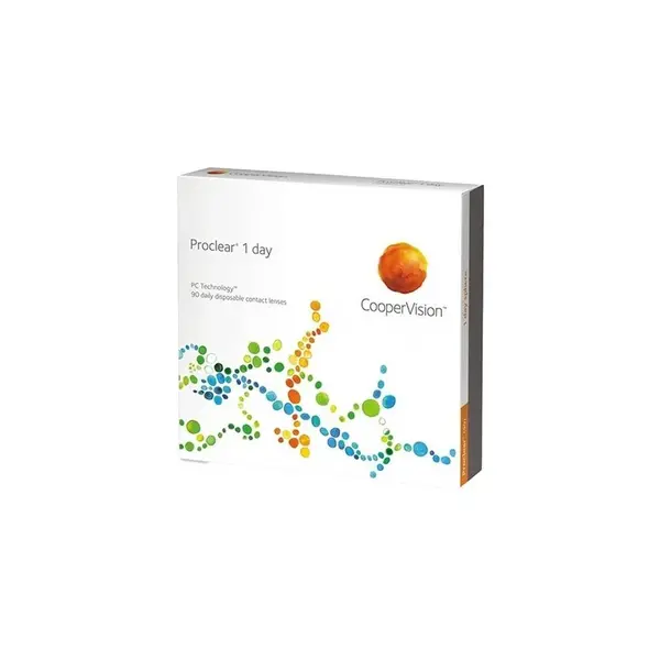 Denné Proclear 1 Day (90 šošoviek) Dioptrie: 5.5, Zakrivenie: 8.7, ID:282715