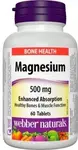 WEBBER NATURALS Magnezium 500 mg 60 tabliet