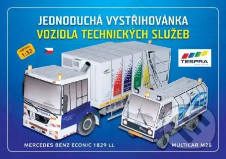 Vozidla technických služeb - Jednoduchá vystřihovánka