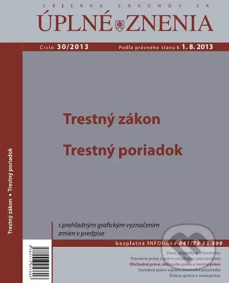 Úplné znenia 30/2013