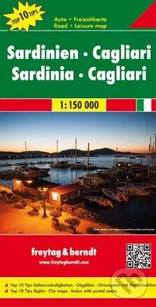 Sardinien, Cagliari 1:150 000 (Automapa - Platná do r. 2018)