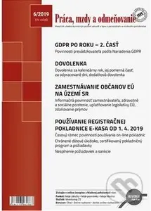 Práca, mzdy a odmeňovanie 6/2019