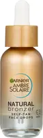 Garnier Ambre Solaire Natural Bronzer samoopaľovacie kvapky na tvár, 30 ml