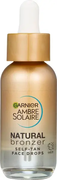 Garnier Ambre Solaire Natural Bronzer samoopaľovacie kvapky na tvár, 30 ml