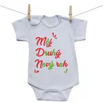Boodyy Body s krátkym rukávom Môj druhý Nový rok 68 (3-6 mesiacov)