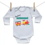 Boodyy Body s dlhým rukávom Budúci rušňovodič 92 (18-24 mesiacov)