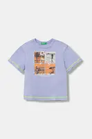 Dětské bavlněné tričko United Colors of Benetton