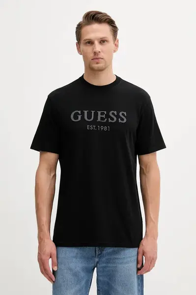 Bavlněné tričko Guess