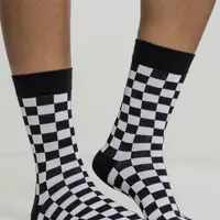 Checker Socks 2-Pack black/white