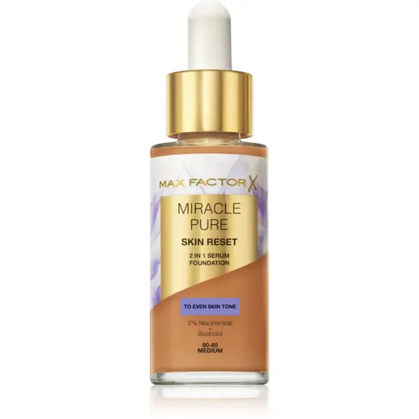 Max Factor Miracle Pure pečující make-up odstín 80-85 Medium 30 ml