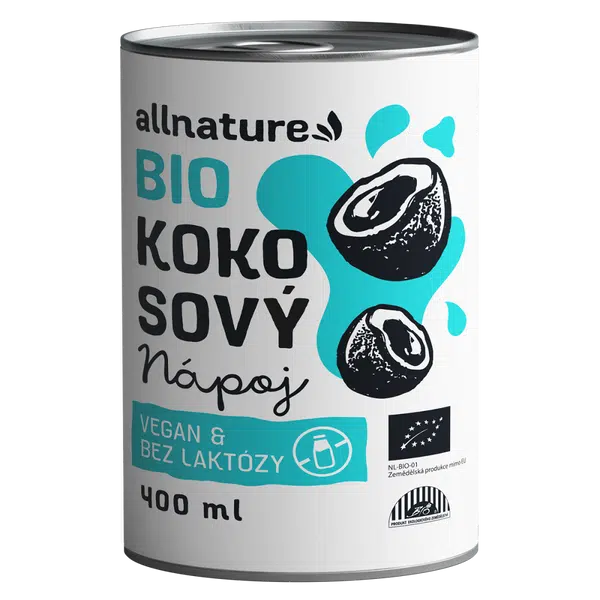 ALLNATURE Kokosové mléko BIO 400 ml