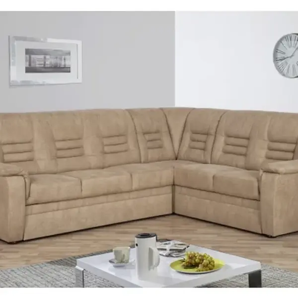 Rohová sedací souprava Merlin II, béžová látka