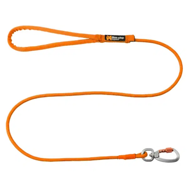 NON-STOP Dogwear Trekking rope leash orange vodítko pro psy 2 m, Tloušťka vodítka (mm): 6