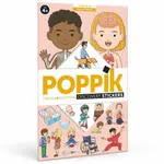 POPPIK Vzdělávací samolepkový plakát Lidské tělo