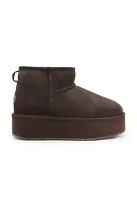 Semišové sněhule Emu Australia Stinger Micro Flatform