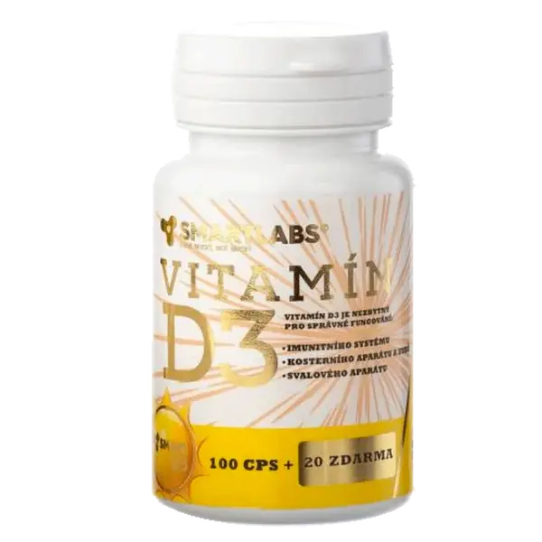 Smartlabs Vitamín D3 4000IU - 120 kapslí