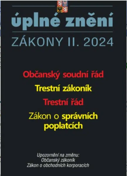 Aktualizace 2024 II/4 Občanský soudní řád