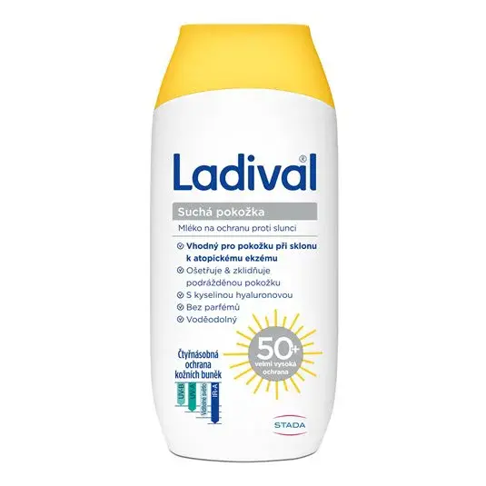 LADIVAL SUCHÁ POKOŽKA OF50+ MLÉKO  200 ml