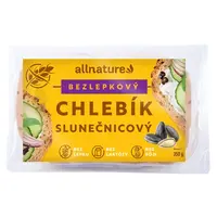 ALLNATURE Bezlepkový chlebík slunečnicový 350 g