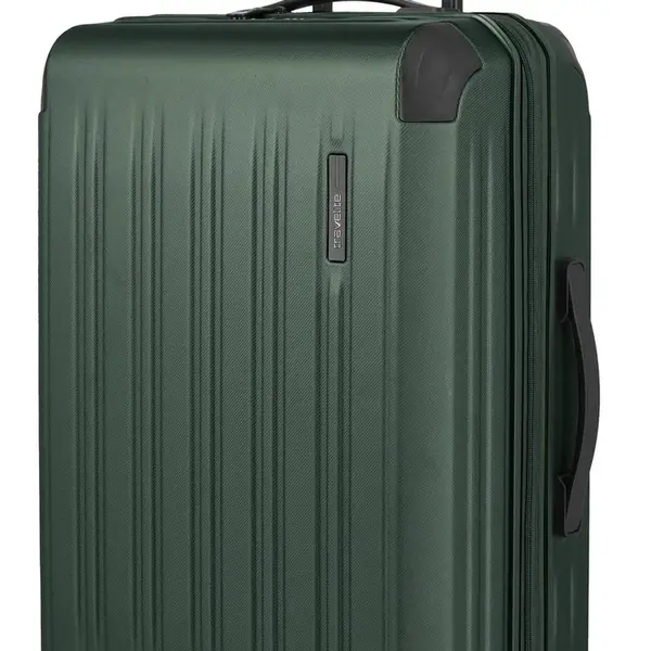Střední skořepinový kufr na kolečkách Travelite Dynamiic M exp Green