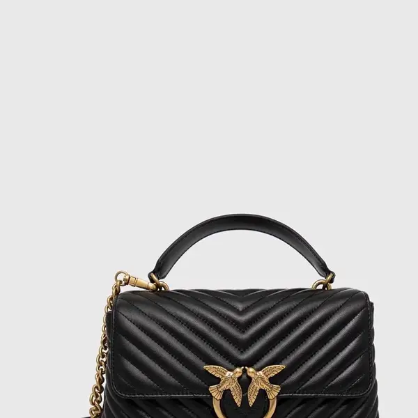 Kožená kabelka Pinko