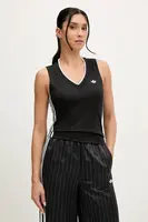 Top adidas Originals V-Neck černá barva, KD2279