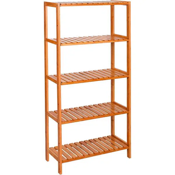 XXXL REGÁL DO KOUPELNY, bambus, přírodní barvy