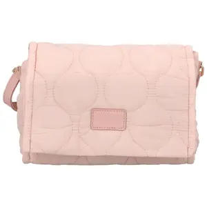 Pohodová dámská prošívaná crossbody Andrela, růžová