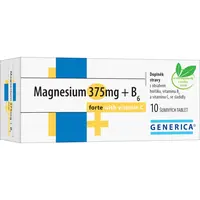 Magnesium 375mg+b6 Forte+vit.c Eff.tbl.10 Generica