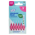 Tepe Mezizubní kartáčky 0 růžové 0,4 mm v papírové krabičce 6 kusů